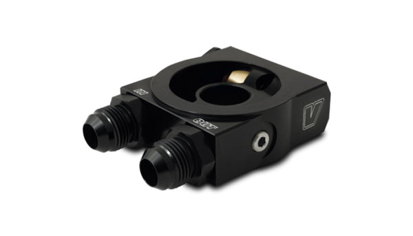 Vibrant Thermostatic Oil Cooler Sandwich Adapter w/Thermostat