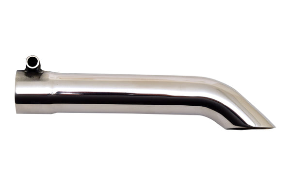 Gibson Stainless Steel Turn Down Exhaust Tip - 1.5in OD/1.5in Inlet/8in Length
