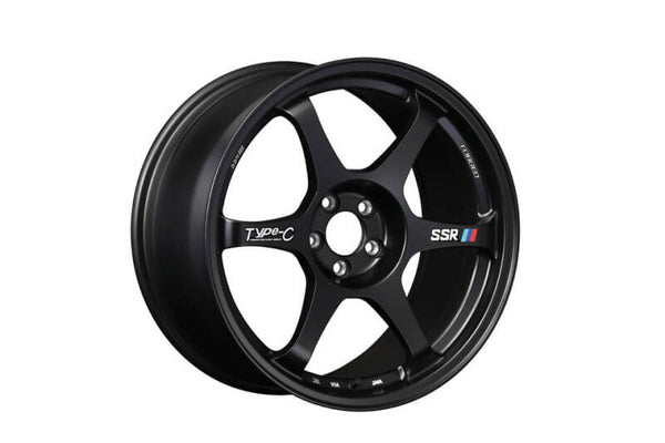 SSR Type-C Forged 18x9.5 +38 5/114.3 - Sprint Black Wheel