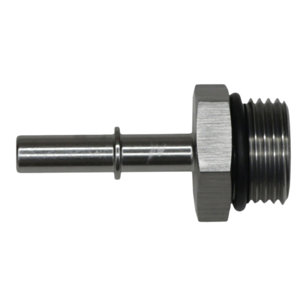 DeatschWerks 10AN ORB Male to 5/16in Male EFI Quick Connect Adapter - Anodized Titanium
