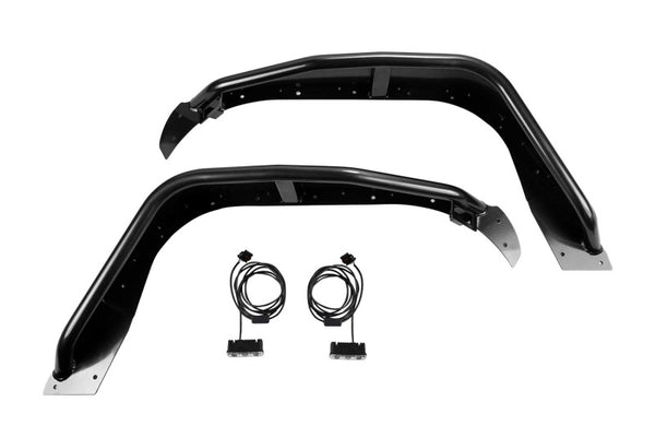 Fabtech Front Steel Tube Fenders for 2018-2021 Jeep JL & Gladiator 4WD