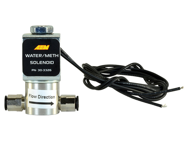 AEM Water/Methanol Injection System High-Flow Low-Current WMI Solenoid (200 PSI, 1/8in-27 NPT)