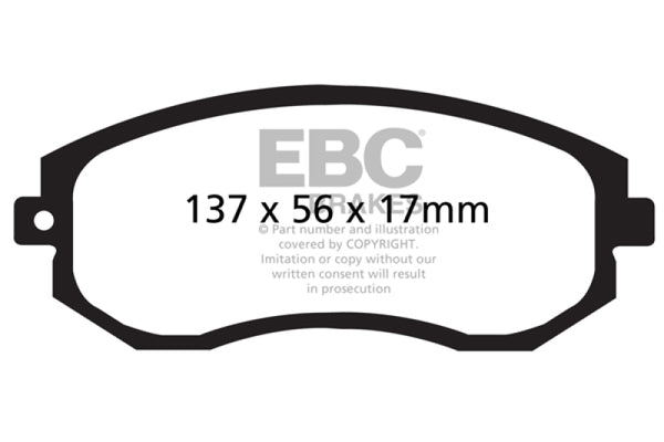 EBC Ultimax2 Front Brake Pads for Scion FR-S 2012+