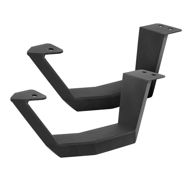 Go Rhino RB10 Running Boards with 4in Drop Down Steps - Textured Black