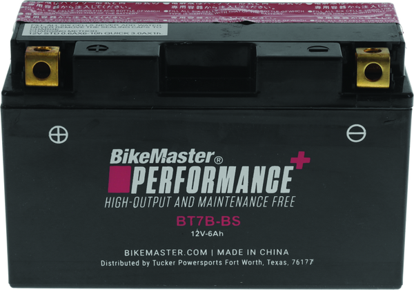 BikeMaster BT7B-BS Sealed Motorcycle/ATV Battery