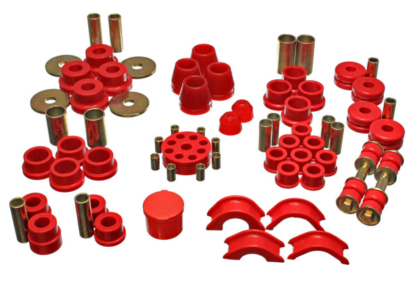 Energy Suspension 70-70 Nissan 240Z Hyper-Flex Master Bushing Set - Red