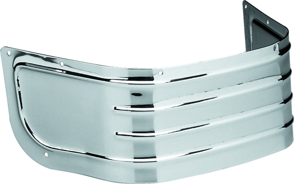 Bikers Choice Chrome Ribbed Fender Skirt for Harley-Davidson FLHR (19972013) & FLHRC (20072013)