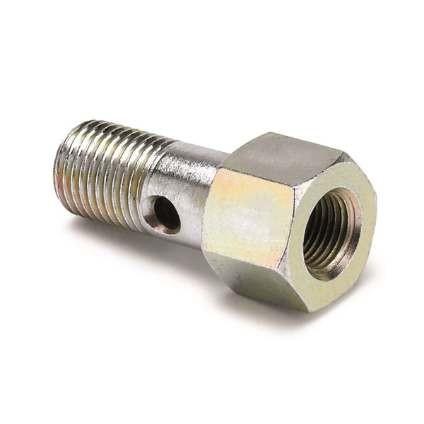AutoMeter 12mm x 1.25 Banjo Bolt to 1/8in NPTF Female Fuel Pressure Adapter
