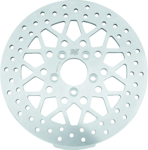 Twin Power 08-Up FLH FLT Rear 11.8 Solid Rotor Mesh