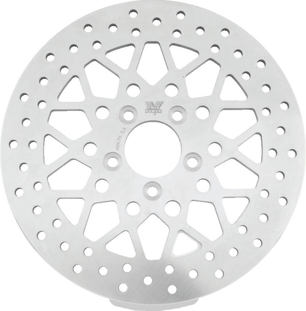 Twin Power 08-Up FLH FLT Rear 11.8 Solid Rotor Mesh