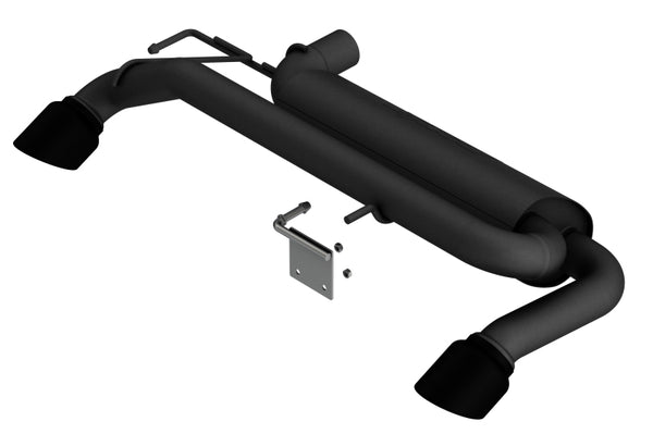 Borla ATAK Axle Back Exhaust for 21-22 Ford Bronco 2.3L 4WD with Black Coated Tips