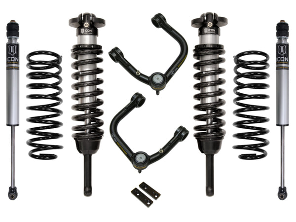 ICON Stage 2 Suspension System for 2010+ Toyota FJ/4Runner (0-3.5in) with Tubular UCA