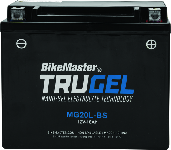 BikeMaster TruGel Battery - MG20L-BS