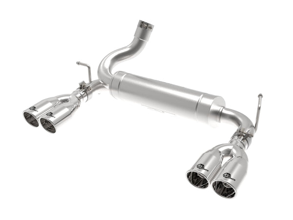 aFe Rebel Series 2.5in Axle-Back Exhaust for 07-18 Jeep Wrangler (JK) V6-3.6L/3.8L
