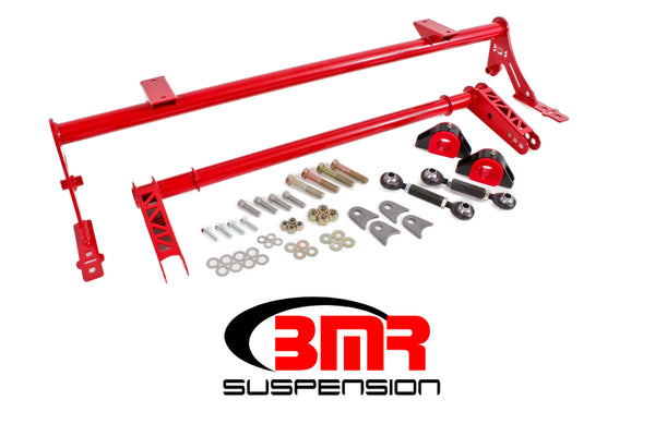 BMR 05-14 Mustang Rear Bolt-On Hollow 35mm Xtreme Anti-Roll Bar Kit (Polyurethane) - Red