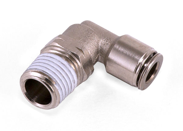 Air Lift 90 Elbow Fitting Male 1/4" NPT to 1/4" Tube