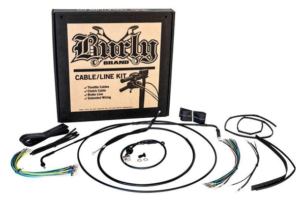 Burly Brand 12in Narrow Ape Control Kit