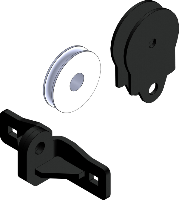 KFI Quick Plow Pulley-Steel Cable