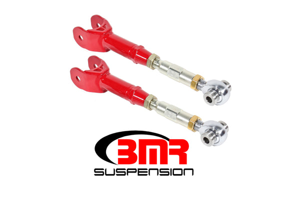 BMR Upper Trailing Arms with On-Car Adjustable Rod Ends for 2016-2017 Camaro - Red