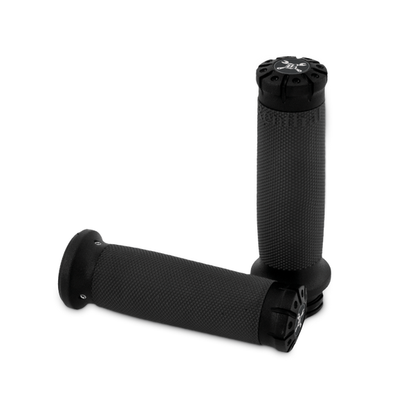 Burly Brand 08-24 H-D TBW Set Hawk Billet Handle Grip Set - Textured Black