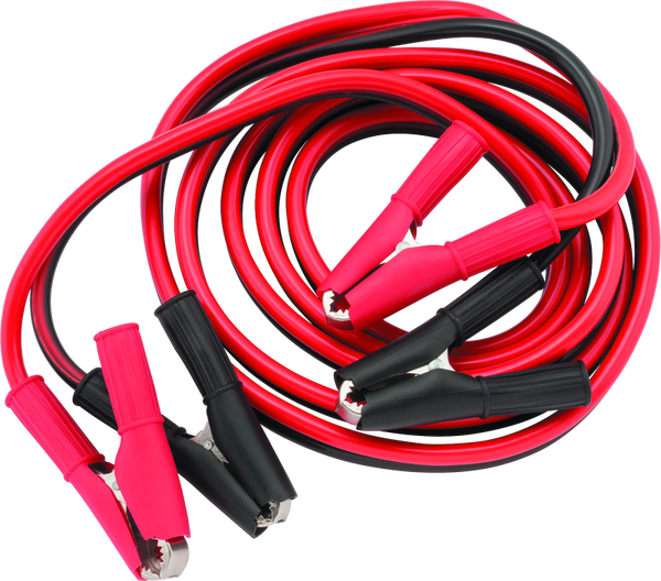 BikeMaster Motorcycle Jumper Cables w/ Storage Pouch (Small Terminal Clips)