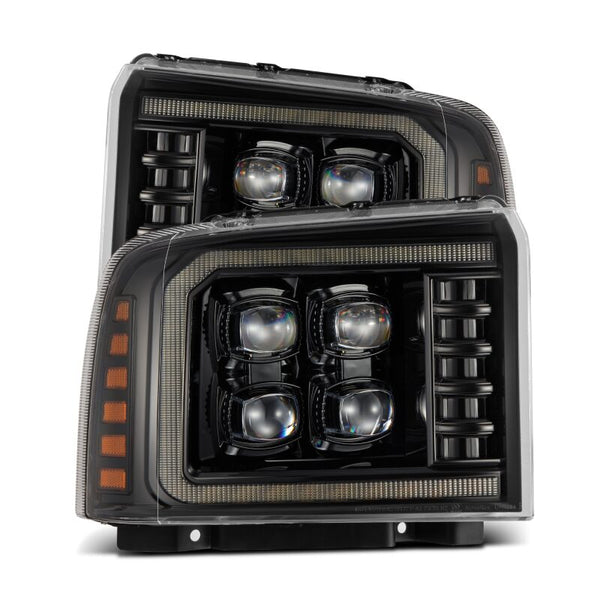 AlphaRex NOVA-Series LED Projector Headlights (Alpha Black) for 20052007 Ford Super Duty / Excursion