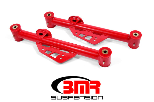 BMR Suspension 79-98 Fox Mustang Non-Adjustable Lower Control Arms - Polyurethane - Red