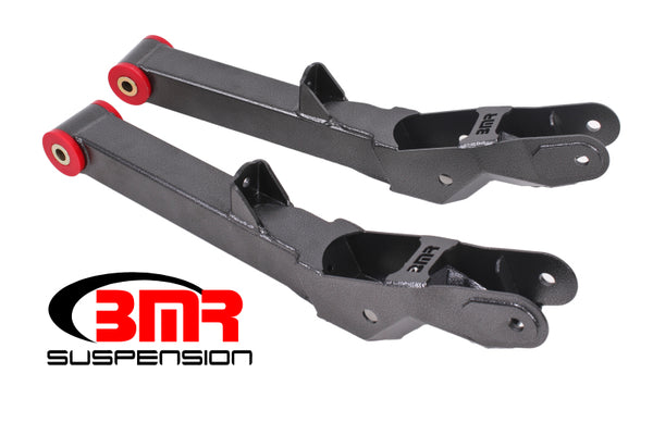 BMR Suspension Non-Adjustable Rear Lower Control Arms for 10-15 Camaro/SS/G8 - Polyurethane, Black Hammertone