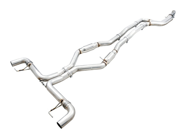 AWE Tuning Track Edition Catback Exhaust for 2019+ BMW M340i (G20) - Uses OE Tips