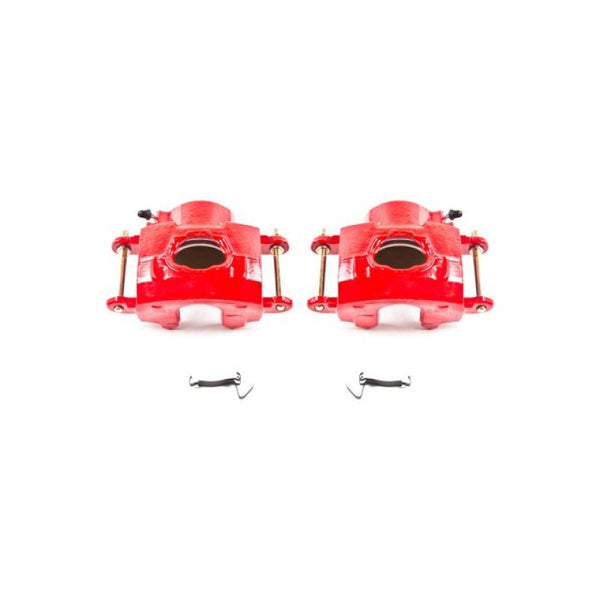Power Stop 94-96 Chevrolet Impala Front Red Calipers w/o Brackets - Pair