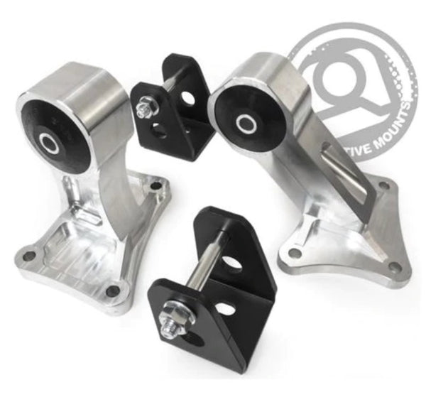 Innovative 00-09 Honda S2000 F-Series Silver Aluminum Engine Mounts with 75A Bushings