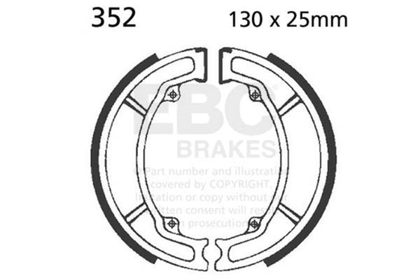 EBC 18-23 Honda C 125 Super Cub ABS Rear Left FA-SFA-TT-X Brake Pads