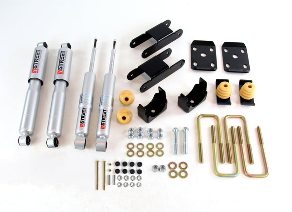 Belltech Lowering Kit w/ ND II Shocks for 2015 GM Colorado/Canyon Ext Cab 0-3in Front / 4in Rear Drop