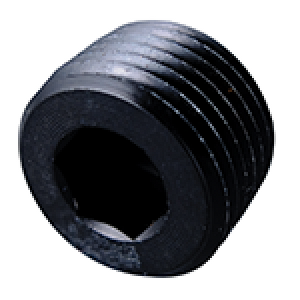 Fragola 3/8 NPT Internal Black Pipe Plug