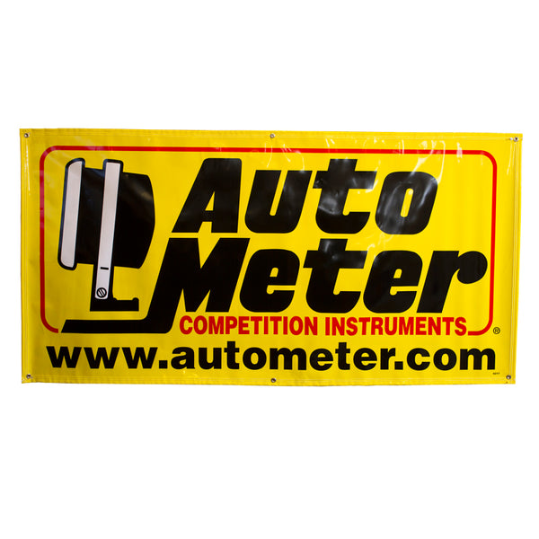 AutoMeter Race Banner 6ft x 3ft - Competition Instruments