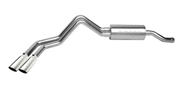 Gibson 01-05 Ford Ranger XL 2.3L Cat-Back Dual Sport Exhaust System - Aluminized