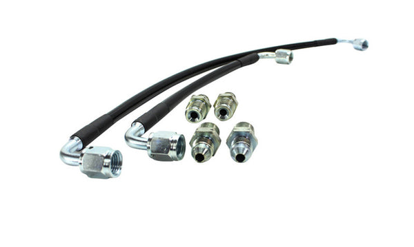 ISR Performance Stainless Steel Power Steering Rack Lines for Nissan 180sx, Silvia S13/S14 RHD
