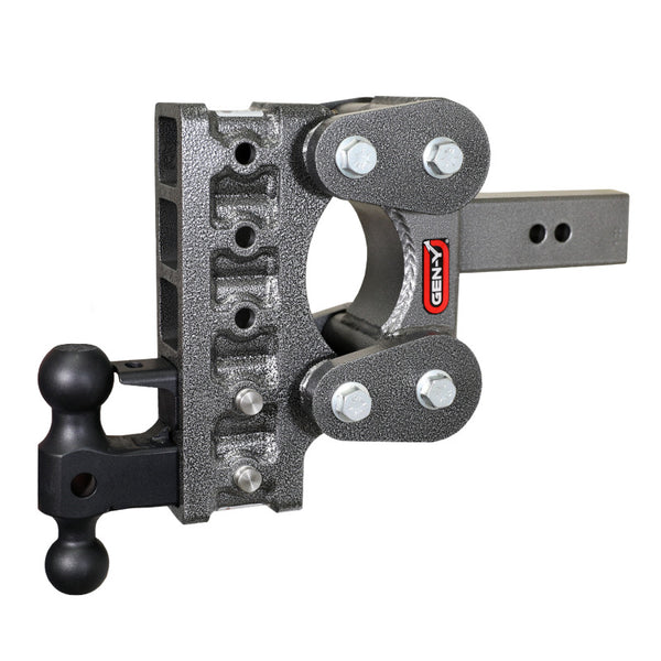 Gen-Y The Boss 2.5in Shank 7.5in Drop 16K Torsion-Flex Hitch with Dual-Ball & Pintle Lock