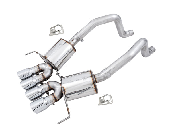 AWE Tuning Touring Edition Axle-Back Exhaust w/ Chrome Tips for 2014-2019 Chevrolet Corvette C7 Z06/ZR1