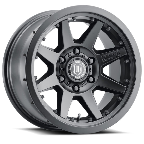 ICON Rebound Pro 17x8.5 Satin Black Wheel - 6x5.5, 25mm Offset