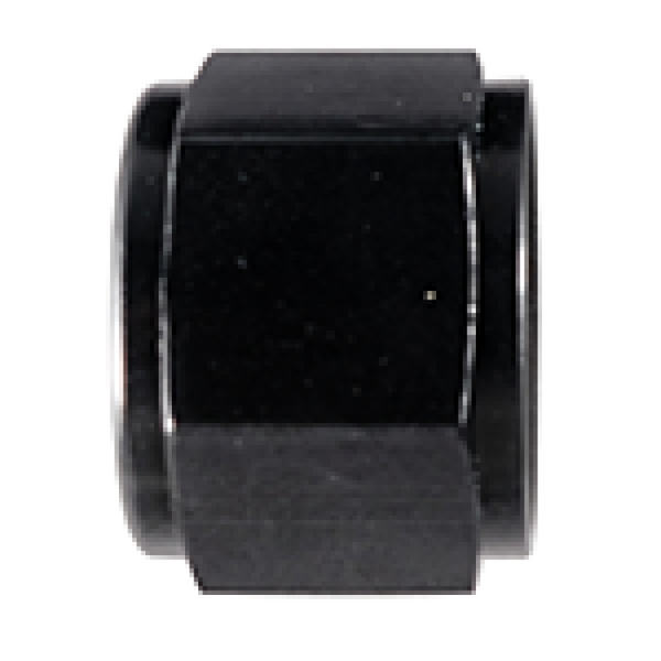 Fragola -8AN Black Aluminum Flare Cap