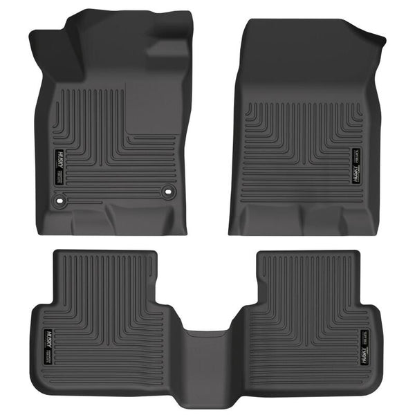 Husky Liners 2022 Honda Civic WeatherBeater Floor Mats - Front & 2nd Seat (Black)