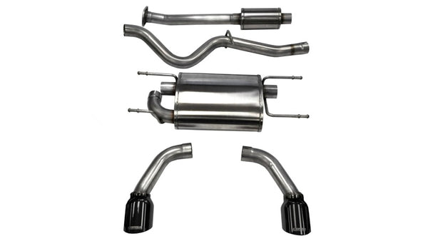 CORSA Performance Cat-Back Exhaust for 2012-2025 Scion FRS / Subaru BRZ - Black Tip