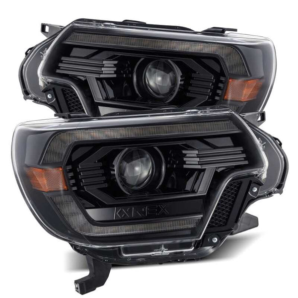 AlphaRex PRO-Series Projector Headlights w/ DRL (Alpha Black) for 2012-2015 Toyota Tacoma