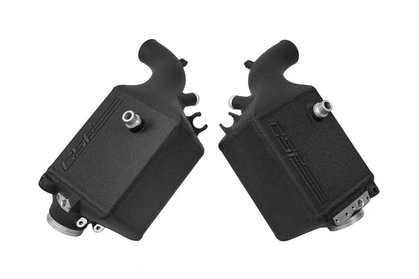 CSF Twin Charge-Air-Cooler Set for 16-21 BMW M5 (F90) & 17-21 BMW M8 (F91/F92/F93) - Crinkle Black