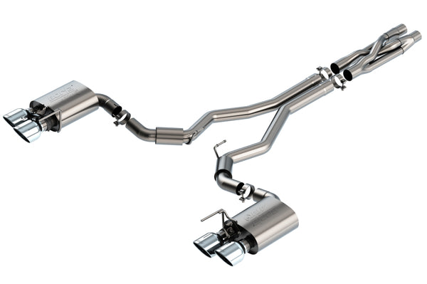 Borla Cat-Back Exhaust System for 2020 Ford GT500 5.2L - ATAK with Chrome Tips