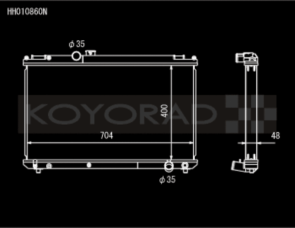 Koyo 96-00 Toyota Chaser JZX100 2.5L Inline 6 Turbo w/ Manual Trans Radiator