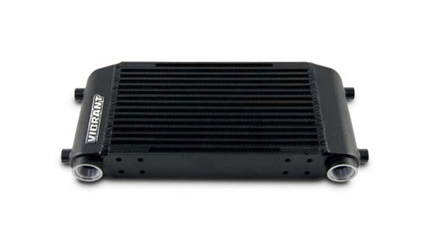 Vibrant Single Pass Oil Cooler Assembly 6in x 10in x 2in