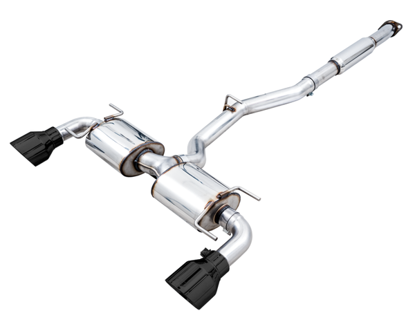 AWE Touring Edition Cat-Back Exhaust for Subaru BRZ / Toyota GR86 / 86 Diamond Black Tips