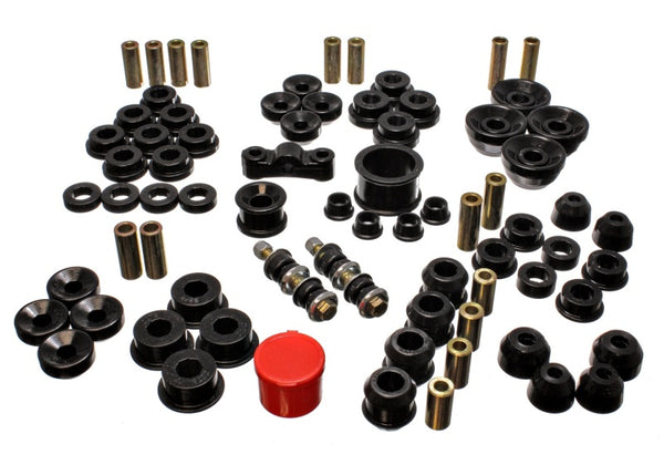 Energy Suspension Hyper-Flex Master Bushing Set for 90-93 Acura Integra - Black